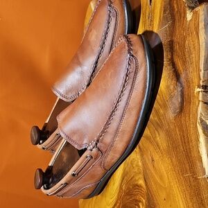 G.H. BASS- Men's Brown Leather Loafers Size 10.5